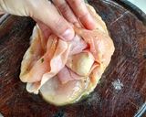 Foto del paso 2 de la receta: Pechugas de pollo rellenas con jamón y queso, con puré mixto 