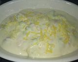 A picture of step 3 of Baked Broccoli with Bechamel, Egg, and Turkey Ham.