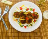 A picture of step 7 of PANEER SPROUTS TIKKI - High Protein Pan -Shallow Fried😋.