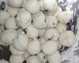 Foto langkah ke 3 dari resep Cilok kanji isi telur asin.
