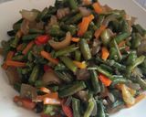 Foto langkah ke 4 dari resep Tumis kacang panjang + cecek pedas.