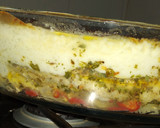 Foto del paso 14 de la receta: Pescado al horno con salsa blanca y muzzarella