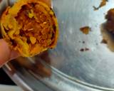 Rotli cigars using leftover farsan after Diwali recipe step 7 photo