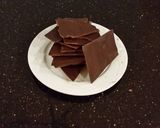 A picture of step 7 of Ultra Smooth Milk and Dark Chocolate Bark.