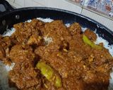 A picture of step 6 of Chicken salan biryani.