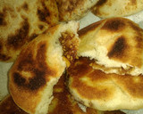 Foto del paso 13 de la receta: Hotteok, comida callejera coreana {bollitos de trigo y arroz rellenos de azúcar y cacahuetes}