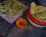 A picture of step 14 of Bihari dal puri.
