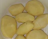 Foto del paso 4 de la receta: Pechuga a la cerveza con Roquefort, con papas al natural