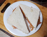 Foto del paso 3 de la receta: Sándwich de jamón serrano y tomate frito