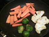 Vegetable stir fry  and boiled egg
