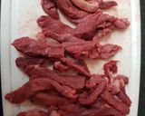 A picture of step 1 of My Quick Beef Stirfry 😍.