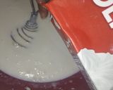 A picture of step 1 of Creamy dahi Bondi.