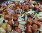 Foto del paso 1 de la receta: Arrocito vegano con panceta y arvejas frescas