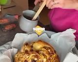 Φωτογραφία βήματος 4 της συνταγής Αλμυρό brioche ψωμάκι γεμιστό με πέστο λιαστής ντομάτας, φέτα και ελιές 💯