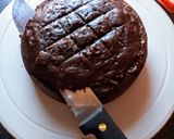 A picture of step 13 of Chocolate and red velvet checker board cake.
