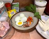 Foto langkah ke 1 dari resep Opor Ayam Tahu Telur.