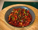 Une image de l'étape 7 de Aubergines sauce chinoise.