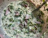 Une image de l'étape 2 de Clafoutis de légumes et jambon.