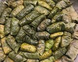 A picture of step 8 of Mimika's Stuffed Grape Leaves (Dolmadakia).