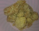 A picture of step 1 of Wheat porridge made with jaggery (gur).