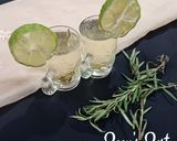 A picture of step 3 of Rosemary Tea.