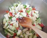 Foto del paso 3 de la receta: Garbanzos verduras y langostinos
