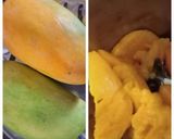 A picture of step 1 of Creamy Mango Lassi.