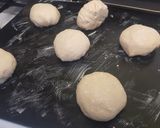 A picture of step 5 of Eggless bread rolls.
