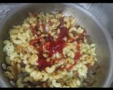 A picture of step 5 of Chatpati kofta macaroni.