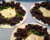 Foto del paso 8 de la receta: Tortitas de pimiento y morcilla con huevo