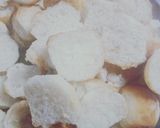A picture of step 1 of Batan papdi.
