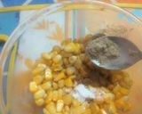 A picture of step 3 of Corn chaat.