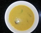 A picture of step 3 of Samosa Kadhi.