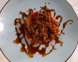 Foto del paso 7 de la receta: Timbal de patatas y pisto con butifarra negra y blanca