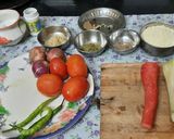 A picture of step 1 of Kofta gravy.