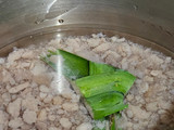 Bubur Sagu Ambon Cetak Kuah Santan