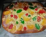 Foto del paso 19 de la receta Coca de brioche con frutas confitadas y piñones