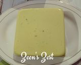 A picture of step 4 of Avocado Panna Cotta.
