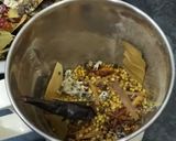 A picture of step 2 of Garam masala (with aniseed).