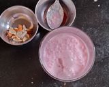 A picture of step 3 of Pink malai shake easy and quick.