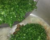 A picture of step 1 of Allu palak.