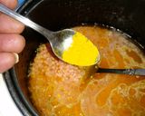 A picture of step 2 of Yellow Lentil Soup with Cardamom.