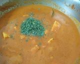 A picture of step 7 of Paneer masala.