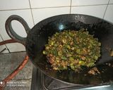 A picture of step 15 of Punjabi Style Bhindi Masala.