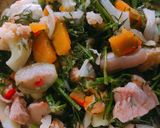 รูปขั้นตอนการทำที่ 4 ของ แกงอ่อมหมูสามชั้น ผักรวม