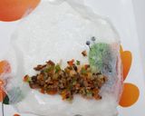 Hình bước làm 5 của món Bánh cuốn ngũ vị chay