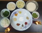 A picture of step 1 of Poha pops.
