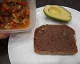Foto del paso 2 de la receta Tosta de trigo sarraceno con verduras, champis y aguacate