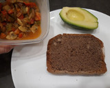 Foto del paso 2 de la receta: Tosta de trigo sarraceno con verduras, champis y aguacate
