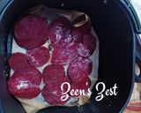 A picture of step 3 of Air Fryer Beetroot Chips.